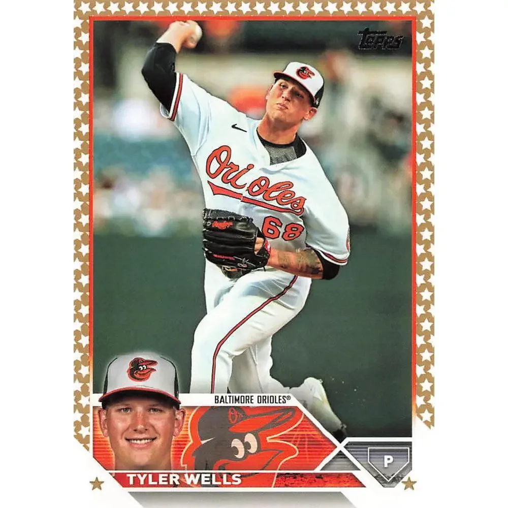 2023 Topps Gold Star Tyler Wells #151 Baltimore Orioles